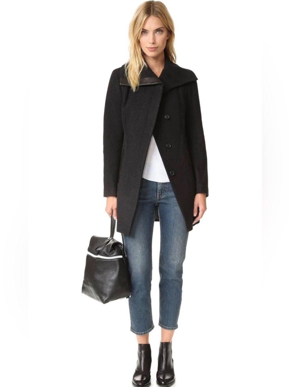 Soia & Kyo Jana Wool Coat Size Large